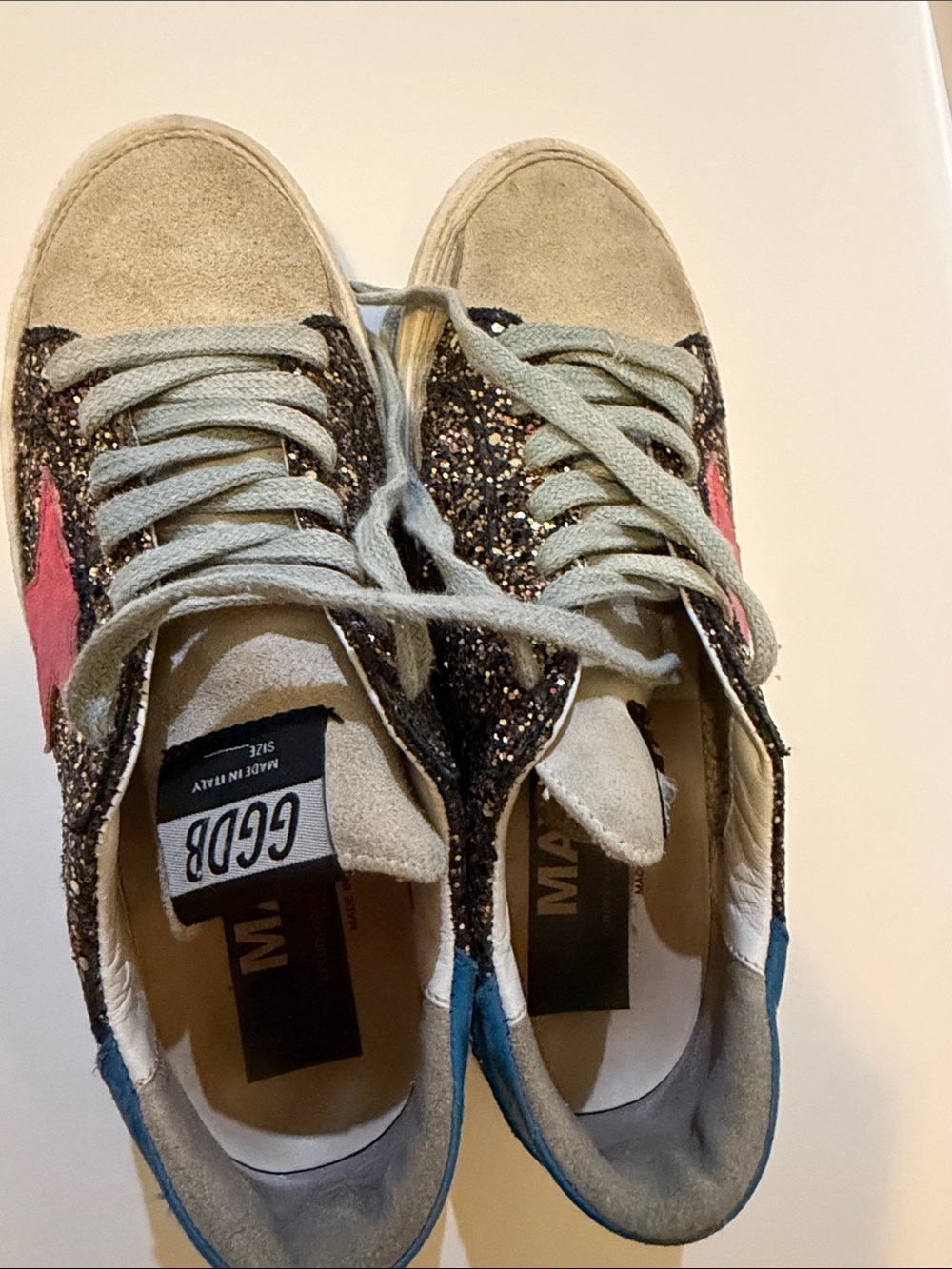 Golden Goose Glitter Sneakers - Picture 8 of 16